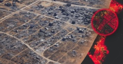 Strefa Gazy zrównana z ziemią. Mapa zniszczeń