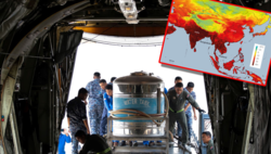 W odpowiedzi na potworny skwar kraj zaczął zasiewać chmury