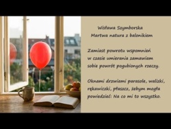 Martwa Natura z Balonikiem Wisława Szymborska Poezje Wiersze