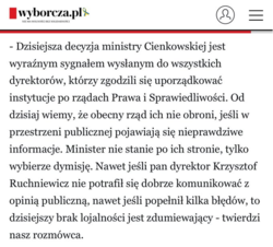 "Ważni ministrowie naciskali na odwołanie Ruchniewicza". Ujawniamy kulisy głośnej dymisji