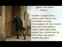 Memento Cyprian Kamil Norwid Poezje Wiersze | Poezja Dla Duszy