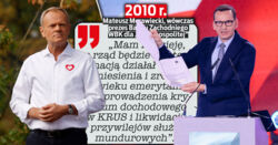 Morawiecki już zapomniał, co mówił? Tak radził Tuskowi w sprawie podwyższenia wieku emerytalnego