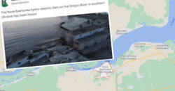 Rosjanie zniszczyli zaporę w Nowej Kachowce