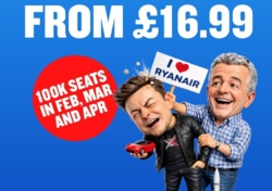 Ryanair z promocją dla "wielkich idiotów". To pstryczek w nos Elona Muska