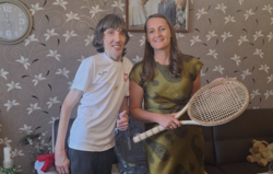 Rakieta zrobiona z zapałek pojechała do Igi Świątek