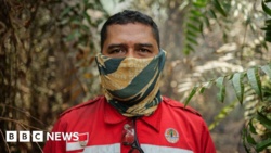 Indonesia fires: The volunteer firefighters risking their lives to defuse 'carbon bombs'