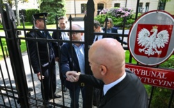 Prezes Święczkowski nie wpuścił członków nowej KRS do budynku Trybunału Konstytucyjnego
