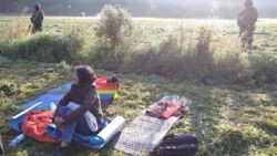 Usnarz Górny. Na granicy zostało około 10 Afgańczyków. "Obawiam się, że komuś stanie się krzywda"