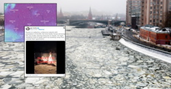 Moskwa zamarzła. Tysiące ludzi bez ogrzewania, a temperatura spada prawie do -30 st. C [WIDEO]