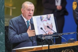 Erdogan ostro o Izraelu w ONZ. "To nie wojna, to ludobójstwo"