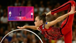 "Neutralna" Rosjanka odwróciła się podczas hymnu Ukrainy.