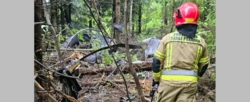 Katastrofa śmigłowca w Małopolsce. Znaleziono wrak i ciało pilota