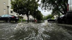800 interwencji strażaków z powodu nawałnic. Front burzowy przesuwa się w stronę Mazowsza