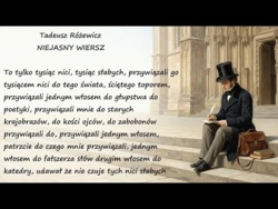 Niejasny Wiersz Tadeusz Różewicz Poezje Wiersze | Poezja Dla Duszy