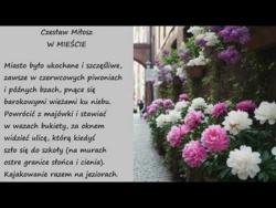 W Mieście Czesław Miłosz Poezje Wiersze | Poezja Dla Duszy
