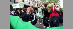 Wideo. Protesty w Chile i Kolumbii w sprawie nieograniczonego prawa do aborcji