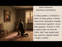 Rozmowa Wieczorna Adam Mickiewicz Poezja Wiersz