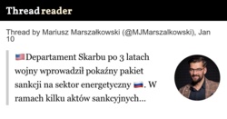 Szczegółowy wątek na temat jednych z poważniejszych sankcji na rosyjską ropę