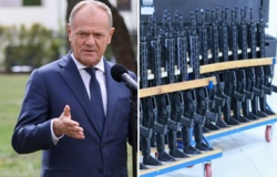Widmo zwolnień w polskiej fabryce broni. Tusk zabiera głos