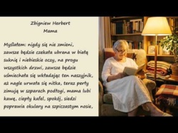 Mama Zbigniew Herbert Poezje Wiersze | Poezja Dla Duszy