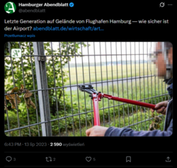 Aktywiści Ostatniego Pokolenia zobowiązani do zapłaty Eurowings ponad 400 000 Euro - ZielonaGospodarka.pl