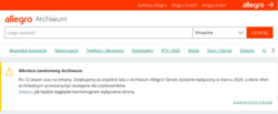 Zamkniemy Archiwum Allegro – Aktualności Allegro - Allegro Pomoc