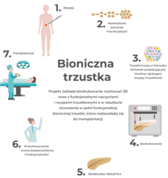 Trzustka drukowana w 3D - rewolucyjne rozwiązanie z tytułem „Polskiego Produktu Przyszłości”