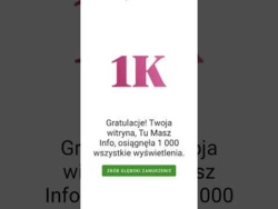 🎉 Pierwszy 1000 za nami! Dzięki, że jesteście z Tu Masz Info. Następny cel: 5000! 🚀