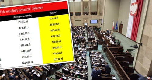 Projekt "bykowego" już w Sejmie. Pensja niższa nawet o tysiąc złotych [TABELA] - Banan11 - Hejto.pl