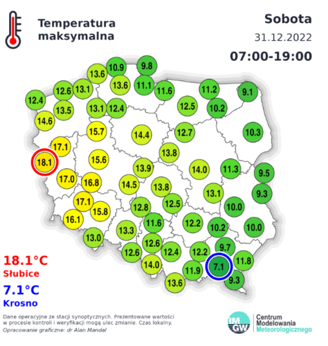 Jak się Wam podobał sylwestrowy powiew wiosny? Wczoraj w prawie całym kraju odnotowywano temperatury ponad 10 stopni - bojowonastawionaowca - Hejto.pl