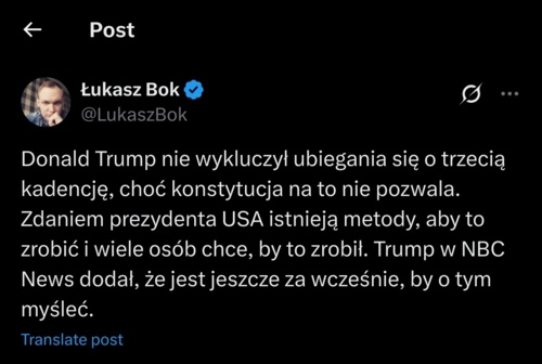 https://x.com/LukaszBok/status/1906400006430495053 #polityka #usa - PanNiepoprawny - Hejto.pl
