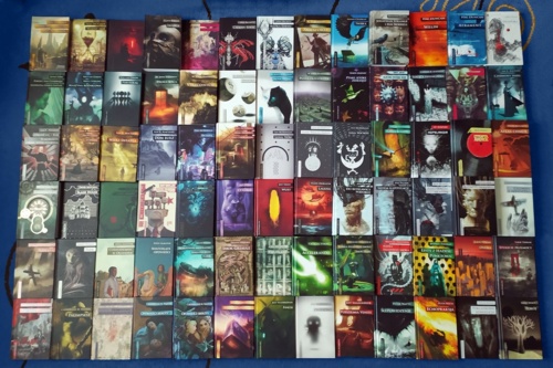 Marzenie spełnione! Gdyby ktoś był ciekaw, to tak wygląda wszystkie 78 tomów serii Uczta Wyobraźni ( ͡° ͜ʖ - Whoresbane - Hejto.pl