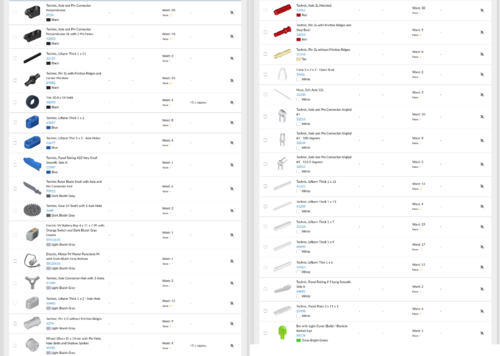 Podsumowanie tego zakupu 89% klocków, choć muszę przyznać, że trochę się rozleniwiłem i ośki oraz popularne - PanNiepoprawny - Hejto.pl