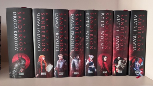 Jednym z pozytywów wakacji było podjecie decyzji o nowych zakupach xD #chwalesie #ksiazki #cosmere nie wiem czy - rith - Hejto.pl