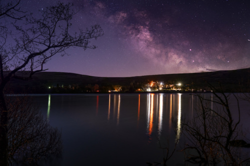 Droga mleczna nad Ullswater Pooley Bridge w Lake District #uk #fotografia #astrofotografia #mojezdjecie 16 minut - 3t3r - Hejto.pl