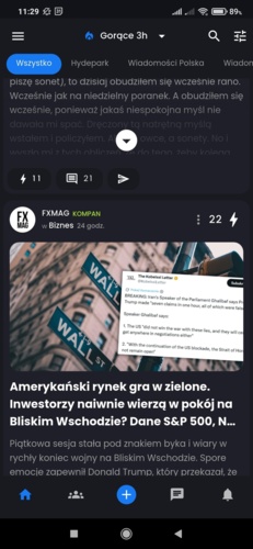 W aplikacji na androidzie po wybraniu gorących z ostatnich 3h widzę współpracę sponsorowaną z 24h. Czy mam się - fisti - Hejto.pl