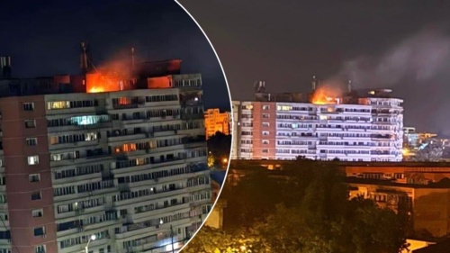 Rosyjski dron spadł na dach wieżowca mieszkalnego w Rumunii. 2 osoby zostały ranne - bojowonastawionaowca - Hejto.pl