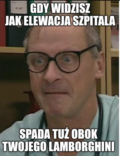 W Suwałkach ze szpitala spadła część elewacji\ #memy #humorobrazkowy #polskalokalna #heheszki - nietzsche - Hejto.pl