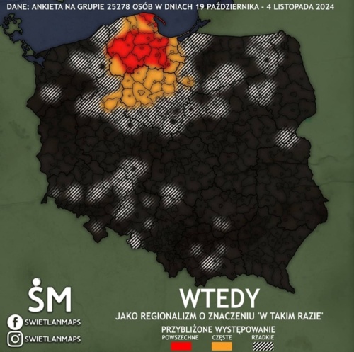#mapy #ankieta #regionalizmy #swietlanmaps #wtedy - razALgul - Hejto.pl