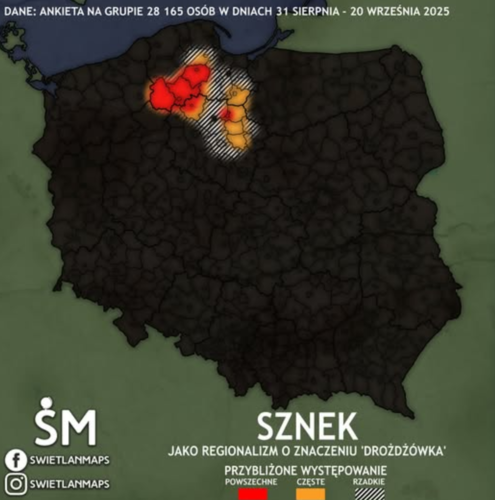 #mapy #ankieta #regionalizmy #swietlanmaps #sznek - razALgul - Hejto.pl