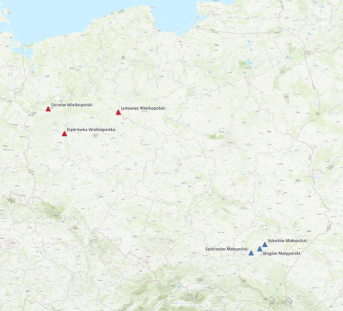 Miejscowości Wielkopolskie w nazwie, które nie leżą w Wielkopolsce :small_red_triangle: oraz\ miejscowości - zuchtomek