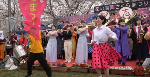 Narashino High School - Flower Fruit Garden Cherry Blossom Festival, 2025-04-06 - eloyard - Hejto.pl