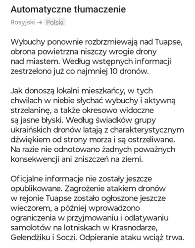 Kraj Krasnodarski (Rosja) Tuapse aktualnie pod atakiem :grin: #ukraina #wojna #rosja #krajkrasnodarski - Mikuuuus - Hejto.pl