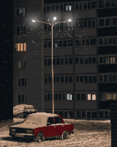 Kiedyś zapisałem dla mnie ma niesamowity klimat ﻿#pixelart - Rodriquez - Hejto.pl