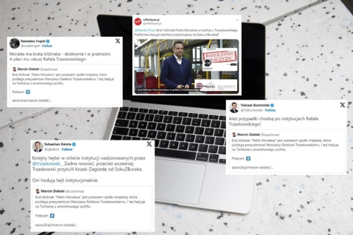 Brat „Pablo Moralesa” hejtuje senator Lewicy. „Płaci mu ratusz Rafała Trzaskowskiego” - KasiaJ - Hejto.pl