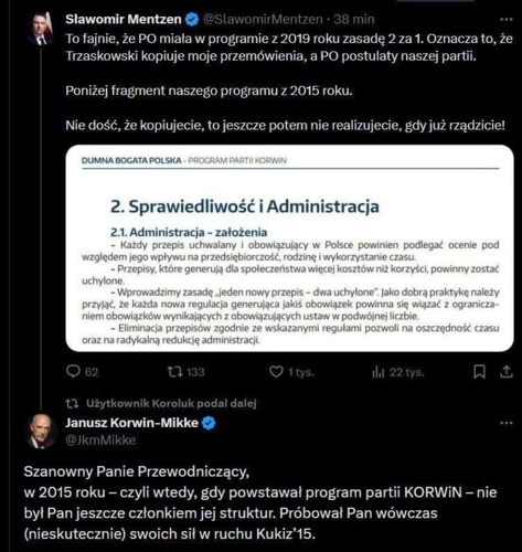 Czym dłużej żyję, tym bardziej uświadamiam się w przekonaniu, że Korwin to tajny agent nastawiony na wewnętrzne - Wyrocznia - Hejto.pl