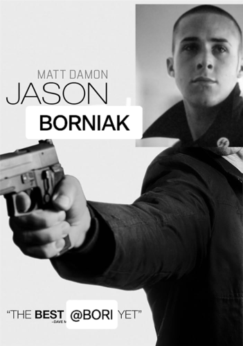 Bohater powieści oraz filmów Jason Borniak @bori #glupiehejtozabawy #hejtomeme - cebulaZrosolu - Hejto.pl