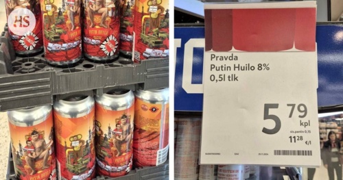 Fińscy dziennikarze przyczynili się do wycofania ze sprzedaży piw z gołym putinem - dla_beki - Hejto.pl