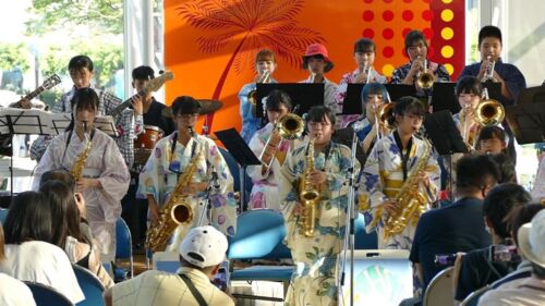 Free Hills Jazz Orchestra - 77th Marine Day Nagoya Port Festival, 2023-07-17 - eloyard - Hejto.pl