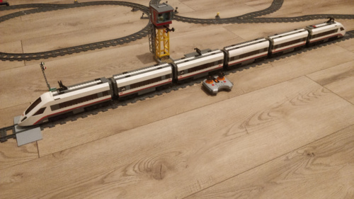 Ej, długiego mam? Ostatni wagon się nieco różni - ma dach z zestawu 7897 , bo akurat miałem 3 wolne elementy. - PanNiepoprawny - Hejto.pl